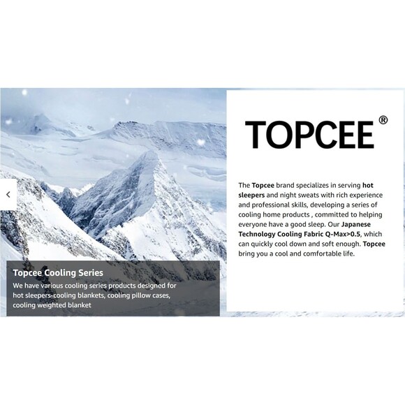 Topcee Weighted Blanket (7lbs 40'x60') Heavy, Breathable Cooling Blanket 7lbs. - Picture 13 of 13